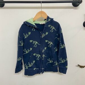 H&M Kids Boys Dinosaur Glow in the Dark Ink Hoodie - Navy Blue